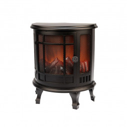 Декоративный светильник NEON-NIGHT (511-022) Светодиодный камин &quot;Винтаж&quot; мини с эф огня 24.8х12.7х30 см, с USB, черный