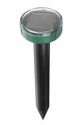 Защита от вредителей, грызунов INBLOOM BY Отпугиватель кротов ультразвуковой 250х60x60мм, на солн.батарее 2V/30mA, IP44, 650м2 156-019