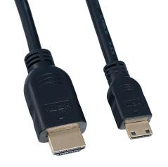 Кабель HDMI PERFEO (H1101) HDMI A вилка - HDMI C (MINI HDMI) вилка VER.1.4 длина 2 м
