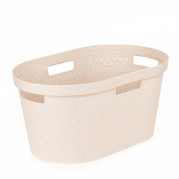 Таз АЛЬТЕРНАТИВА М9022 Элемент 35л овальный (бежевый) (Стандарт качество)