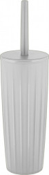 Набор для туалета SPIN&amp;CLEAN SC341211006 Rock'n'Roll (ершик+подставка), высокий с крышкой, белый