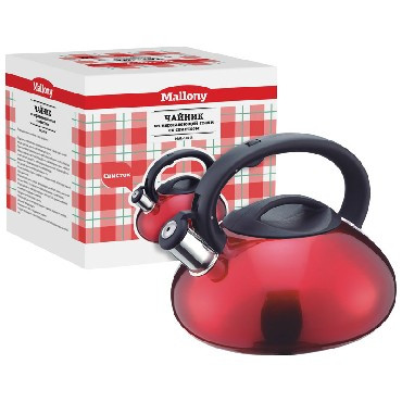 Посуда MALLONY MAL-103-R 3,0л красный (910093)