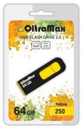 USB флэш-накопитель OLTRAMAX OM-64GB-250-желтый