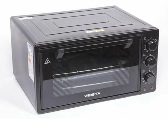 Мини печь VESTA MP-V 2336 PL Чёрно/черная
