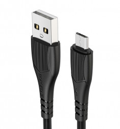 Кабель microUSB BOROFONE (6931474720870) BX37 USB-microUSB 2.4A 1.0m - черный