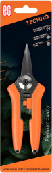 Садовые ножницы ЕГ (808) Techno Ножницы 3CR13 хромир оранжевый, сталь