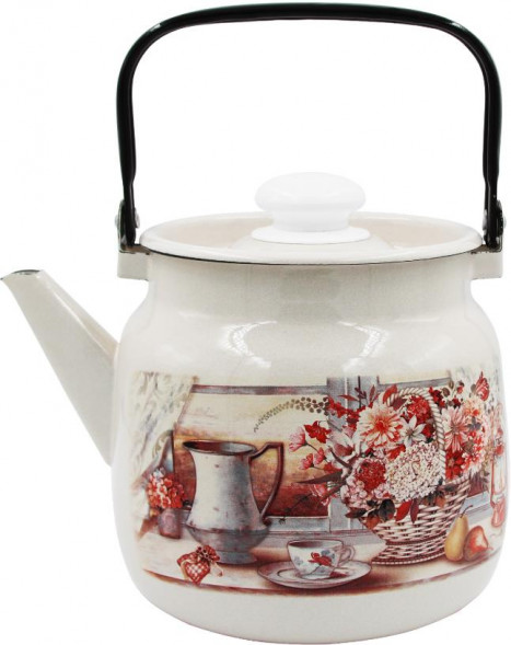 Чайник ЛЫСЬВА 2713П2/4Жм Летний этюд эмал 3,5л