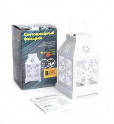 Диско лампа B52 "SNOWFLAKES", 6В, CR2032*2 шт, холодный белый LED