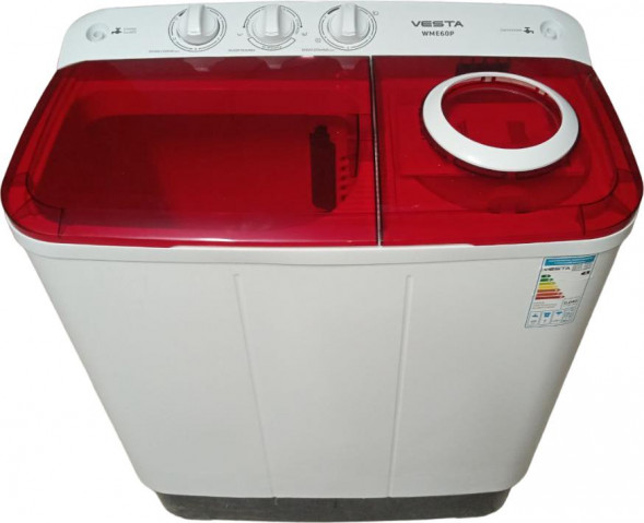 Стиральная машина п/а VESTA WME60P 6кг Красный Ex