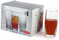 Набор стаканов &quot;Данс&quot; (6шт.) 42868 выс. 1/8шт. PASABAHCE 42868B