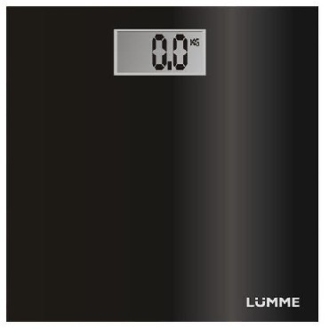 весы LUMME LU-1306 черный/металлик