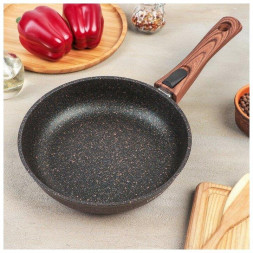 Сковорода KUKMARA сгг220а а/пр литая 22см Granit ultra blue