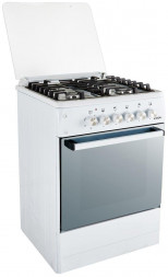 Газоэлектрическая плита IDEAL L 155 ГК чуг. белый