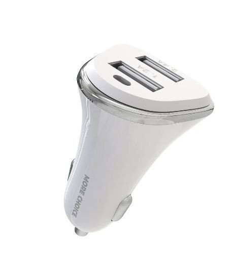 АЗУ MORE CHOICE (4627151191362) AC22 АЗУ 2USB 2.4A - White