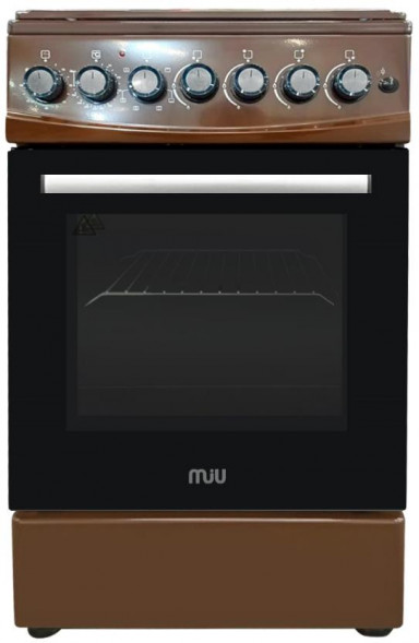 Плита газоэлектрическая MIU UNO 51S коричневая