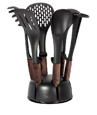 Наборы куххонных принадлежностей BERLINGER HAUS BH-6229 Ebony Rosewood Collection Набор кухонных принадлежностей 7пр.