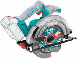 Аккумуляторная дисковая пила TOTAL INDUSTRIAL Li-Ion 20V диск 185 мм, 4800 об/мин БЕЗ АКК и ЗУ TSLI1851