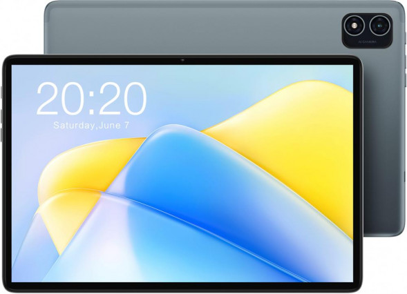 TECLAST Планшет P40HD T606 (1.6) 8C RAM8Gb ROM128Gb 10.1 IPS 1920x1200 3G 4G Android 13 серый 13Mpix 5Mpix BT GPS WiFi Touch microSD 1Tb 6000mAh 8hr