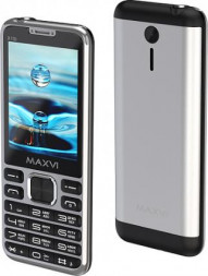 Телефон мобильный MAXVI X10i Metallic Silver