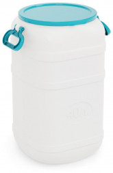 Канистра АЛЬТЕРНАТИВА М162 бочка 40л. (диам.горл.250мм)с навес.руч.