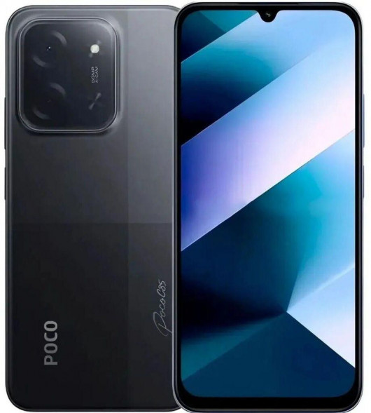 XIAOMI 6.9" Смартфон POCO C85 6/128Gb, NFC, IPS, 120Гц, 6000мAч, черный