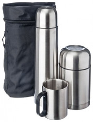 Набор походный VETTA Набор походный (термос 1л &quot;Буллет&quot; + термос суповой 750мл + кружка 300мл) в сумке 841-588