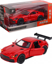 Игрушка NO NAME Машинка металл (1:36) 12,2х5,2х3,6см, 3 открыв.дверцы, микс, свет и звук, в коробке M1523-3B-2 ПП-00205837