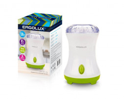 Кофемолка ERGOLUX ELX-CG01-C34 бело-салатовая
