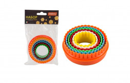 Набор кулинарных форм MALLONY Набор кулинарных форм &quot;Круг&quot; в ассортименте (003954)