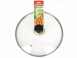 Крышка APPETITE ZHI32GP стекл метал обод пласт кнопка 32см