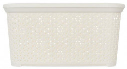 Корзина для белья HOBBY LIFE HL081093IV Корзина для белья RATTAN слоновая кость 35л