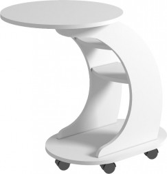 Стол журнальный BONMEBEL Стол журнальный тип 5 белый (1 пак.)