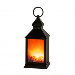 Декоративный светильник NEON-NIGHT (511-026) Светодиодный камин &quot;Волшебный фонарь&quot; с эф огня 11х11х24,5 см, бат 3хАА