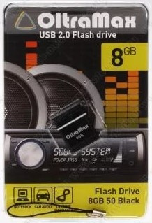 USB флэш-накопитель OLTRAMAX 8GB Mini 50 черный