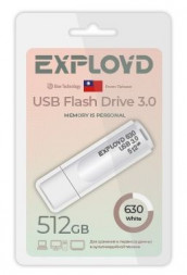 USB флэш-накопитель EXPLOYD EX-512GB-630-White USB 3.0