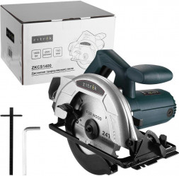 Дисковая пила ZITREK ZITREK ZKCS1400, 1400Вт, 165мм диск 085-1304
