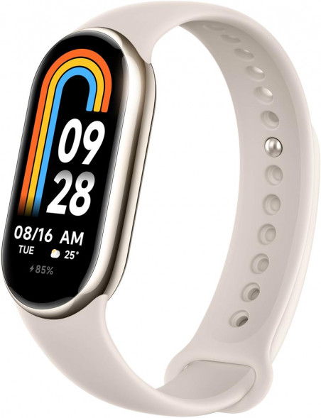 Фитнес-браслет XIAOMI Smart Band 8 M2239B1, 1.62 , золото белое / бежевый [bhr7166gl]