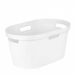 Таз АЛЬТЕРНАТИВА М9021 Элемент 35л овальный (белый) (Стандарт качество)