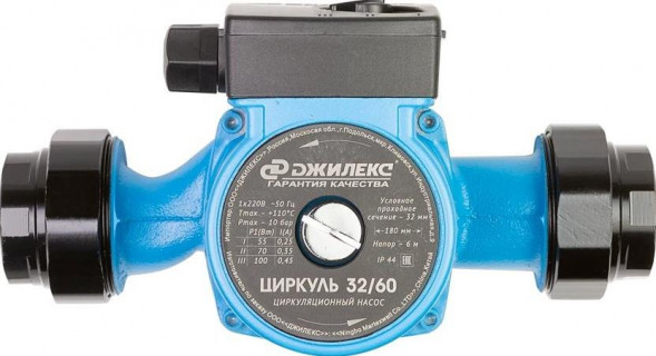 Насос циркуляционный ДЖИЛЕКС Циркуль 32/60 105Вт 3720л/час (3260)
