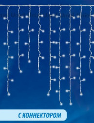 Бахрома светодиодная UNIEL (UL-00002329) ULD-B3010-200/SWK BLUE IP67 Бахрома светодиодная со статическим свечением, 3м. Сое