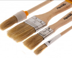 Кисть SPARTA Набор кистей, 4 шт, плоские 3/4, 1/5"; круглые №1, №2 841135