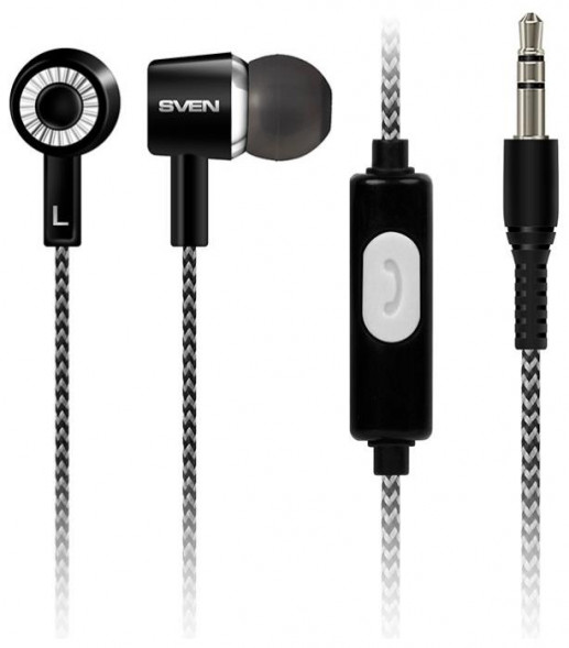 Гарнитура SVEN E-109 черный/серый