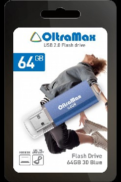 USB флэш-накопитель OLTRAMAX OM064GB30-Bl синий