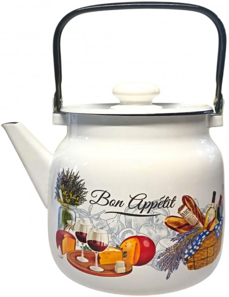 Чайник ЛЫСЬВА С-2713П2/4Рч Пикник эмал 3,5л