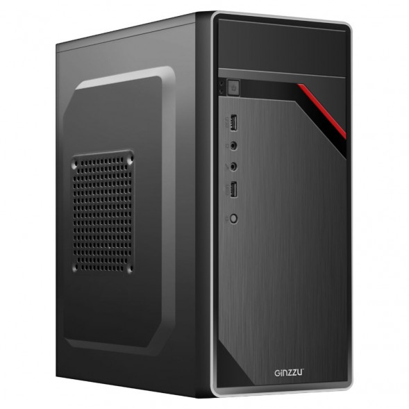 Корпус для ПК GINZZU D180 2*USB 2.0,AU (17223)