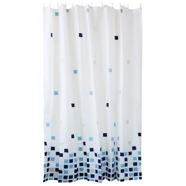 Штора для ванной РЫЖИЙ КОТ SC-PE-09 занавеска для ванной 180*180 см (311939)