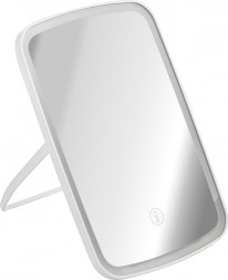 Зеркало САНАКС 75280 Зеркало косметическое, настольное с LED посветкой, сенсорное управление, корпус пластик АБС белого цвета