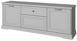 Модульная мебель АНРЭКС VALENCIA Тумба RTV 3D1S. Цвет СЕРЫЙ (2 уп.)