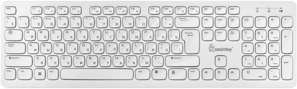 Клавиатура SMARTBUY (SBK-252AG-W) SBK-252AG-W белый SMARTBUY (SBK-252AG-W) SBK-252AG-W белый