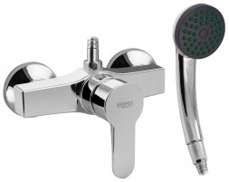 Смеситель в ДУШ BRIMIX 593 Смеситель в ДУШ , шаровый из высокопрочного пластика АБС - ХРОМИРОВАННЫЙ